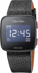Calvin Klein Herren Digital Uhr mit Leder Armband K5C11XC1 - 1
