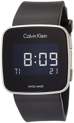 Calvin Klein Herren Digital Uhr mit Silikon Armband K5C21TD1 - 1