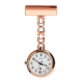 Color You Pulsuhr Krankenschwester Pflegeuhr Schwesternuhren mit Clip Kitteluhr Herren Damen Quarz Digital für Doktor Krankenschwester mit Armbanduhr (Roségold) - 1