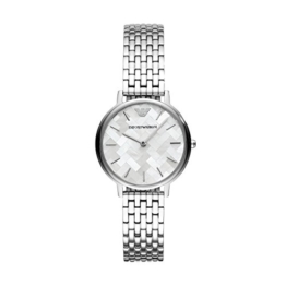 Emporio Armani Damen Analog Quarz Uhr mit Edelstahl Armband AR11112 - 1