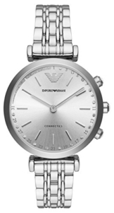 Emporio Armani Damen Analog Quarz Uhr mit Edelstahl Armband ART3018 - 1