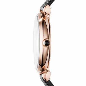 Emporio Armani Damen Analog Quarz Uhr mit Leder Armband AR11060 - 2