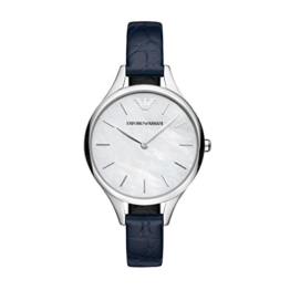 Emporio Armani Damen Analog Quarz Uhr mit Leder Armband AR11090 - 1