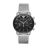 Emporio Armani Herren Analog Quarz Uhr mit Edelstahl Armband AR11104 - 1