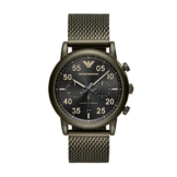 Emporio Armani Herren Analog Quarz Uhr mit Edelstahl Armband AR11115 - 1