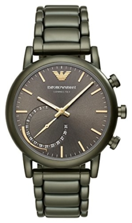 Emporio Armani Herren Analog Quarz Uhr mit Edelstahl Armband ART3015 - 1