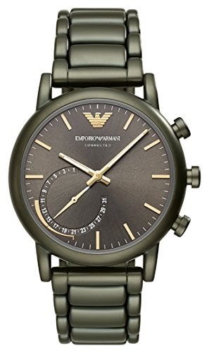 Emporio Armani Herren Analog Quarz Uhr mit Edelstahl Armband ART3015 - 1