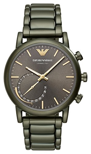 Emporio Armani Herren Analog Quarz Uhr mit Edelstahl Armband ART3015 - 1