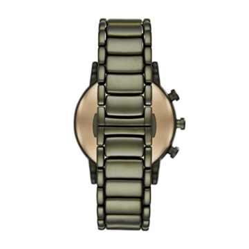 Emporio Armani Herren Analog Quarz Uhr mit Edelstahl Armband ART3015 - 3