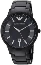 Emporio Armani Herren-Armbanduhr Quarz One Size, schwarz, schwarz - 1