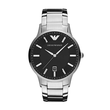 Emporio Armani Herren-Uhren schwarz/silber, AR2457 - 1