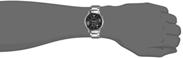 Emporio Armani Herrenuhr Metallband Uhr Chronograph Quarzwerk mit Edelstahl Armband AR2434 - 4