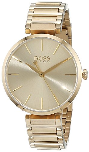 Hugo BOSS Damen Datum klassisch Quarz Uhr mit Edelstahl Armband 1502415 - 1