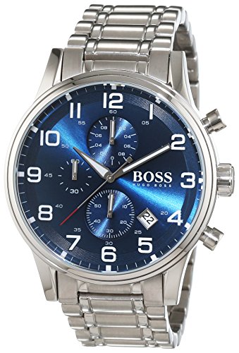 Hugo Boss Herren-Armbanduhr Chronograph Quarz Edelstahl 1513183 - 1