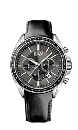 Hugo Boss Herren-Armbanduhr XL Chronograph Quarz Leder 1513085 - 1