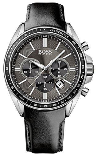 Hugo Boss Herren-Armbanduhr XL Chronograph Quarz Leder 1513085 - 2