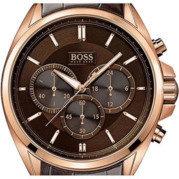 Hugo Boss Herren-Armbanduhr XL Driver Chronograph Quarz Leder 1513036 - 2