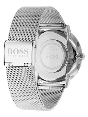 Hugo BOSS Herren Datum klassisch Quarz Uhr mit Edelstahl Armband 1513514 - 2