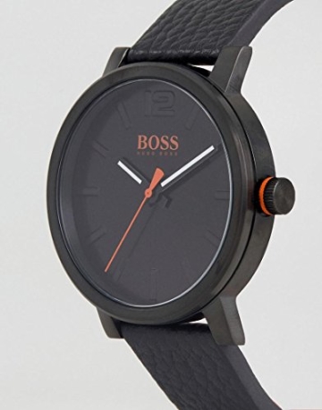 Hugo Boss Orange Herren-Armbanduhr Quarz mit Leder Armband 1550038 - 4