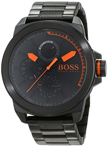 Hugo Boss Orange New York Herren-Armbanduhr Quartz mit Edelstahl Armband 1513157 - 1