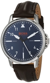 Hugo Boss Orange Unisex-Armbanduhr - Analog Quarz Uhr mit Leder Armband 1550060 - 1