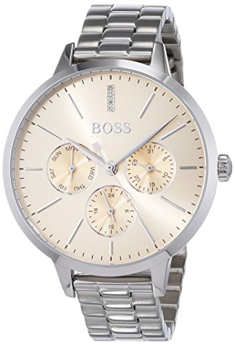 Hugo BOSS Unisex Multi Zifferblatt Quarz Uhr mit Edelstahl Armband 1502421 - 1