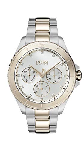 Hugo Boss Watch Damen Multi Zifferblatt Quarz Uhr mit Edelstahl Armband 1502446 - 1
