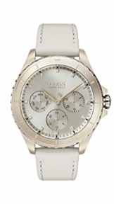 Hugo Boss Watch Damen Multi Zifferblatt Quarz Uhr mit Leder Armband 1502447 - 1