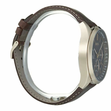 Hugo Boss Watch Herren Chronograph Quarz Uhr mit Leder Armband 1513605 - 6