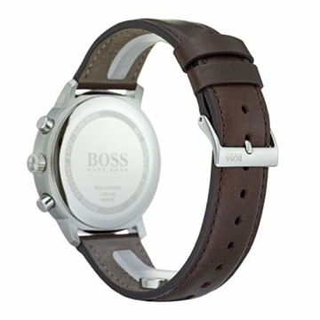 Hugo Boss Watch Herren Chronograph Quarz Uhr mit Leder Armband 1513606 - 4