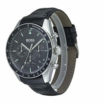 Hugo Boss Watch Herren Chronograph Quarz Uhr mit Leder Armband 1513625 - 2