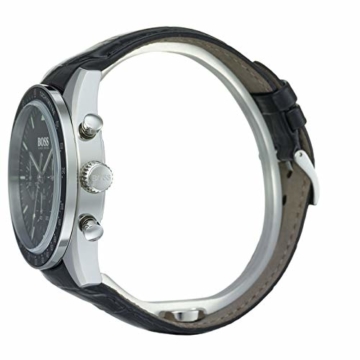 Hugo Boss Watch Herren Chronograph Quarz Uhr mit Leder Armband 1513625 - 3