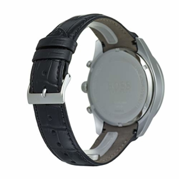 Hugo Boss Watch Herren Chronograph Quarz Uhr mit Leder Armband 1513625 - 5