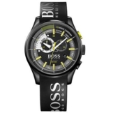 Hugo Boss Yachting Timer Chronograph Herren Uhr Edelstahl Datum schwarz 1513337