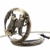 joyliveCY Taschenuhr mit Wolf-Motiv, mit Quarz-Uhrwerk und Halskette, cooler Stil, antiker Stil, hohl, Bronze - 3