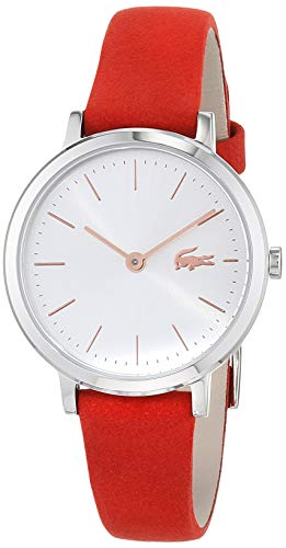 Lacoste Damen Analog Quarz Uhr mit Leder Armband 2001048 - 1