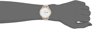 Lacoste Damen Datum klassisch Quarz Uhr mit Leder Armband 2001007 - 2