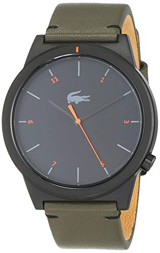 Lacoste Herren Analog Quarz Uhr mit Leder Armband 2010991 - 1