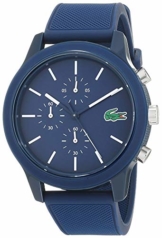 Lacoste Herren Chronograph Quarz Uhr mit Silikon Armband 2010970 - 1