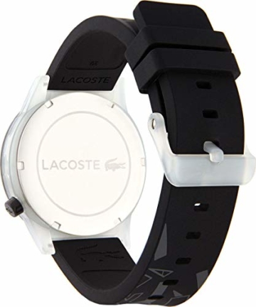 Lacoste Herren Datum klassisch Quarz Uhr mit Silikon Armband 2010937 - 2