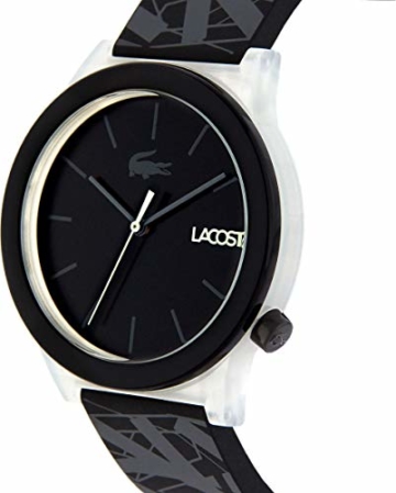 Lacoste Herren Datum klassisch Quarz Uhr mit Silikon Armband 2010937 - 3