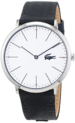 Lacoste Herren Datum klassisch Quarz Uhr mit Stoff Armband 2010914 - 1