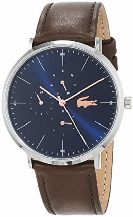 Lacoste Herren Multi Zifferblatt Quarz Uhr mit Leder Armband 2010976 - 1