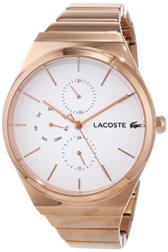 Lacoste Unisex Analog Quarz Uhr mit Edelstahl Armband 2001036 - 1