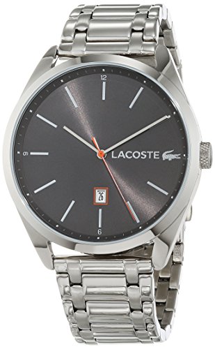 Lacoste Unisex Analog Quarz Uhr mit Edelstahl Armband 2010959 - 1