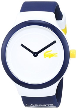 Lacoste Unisex Datum klassisch Quarz Uhr mit Silikon Armband 2020124 - 1