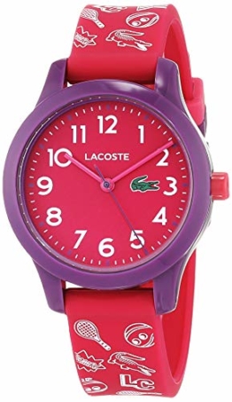 Lacoste Unisex Kinder Analog Quarz Uhr mit Silikon Armband 2030012 - 1