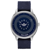 Adidas ADH3131 SAN FRANSICO Uhr Herrenuhr Lederarmband Edelstahl 10 bar Analog blau - 1