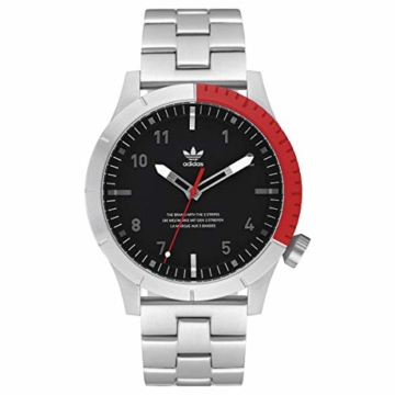 Adidas Herren Analog Quarz Smart Watch Armbanduhr mit Edelstahl Armband Z03-2958-00 - 6