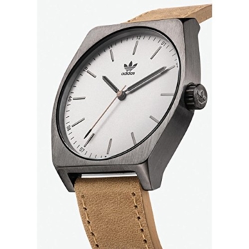Adidas Herren Analog Quarz Uhr mit Leder Armband Z05-2916-00 - 2